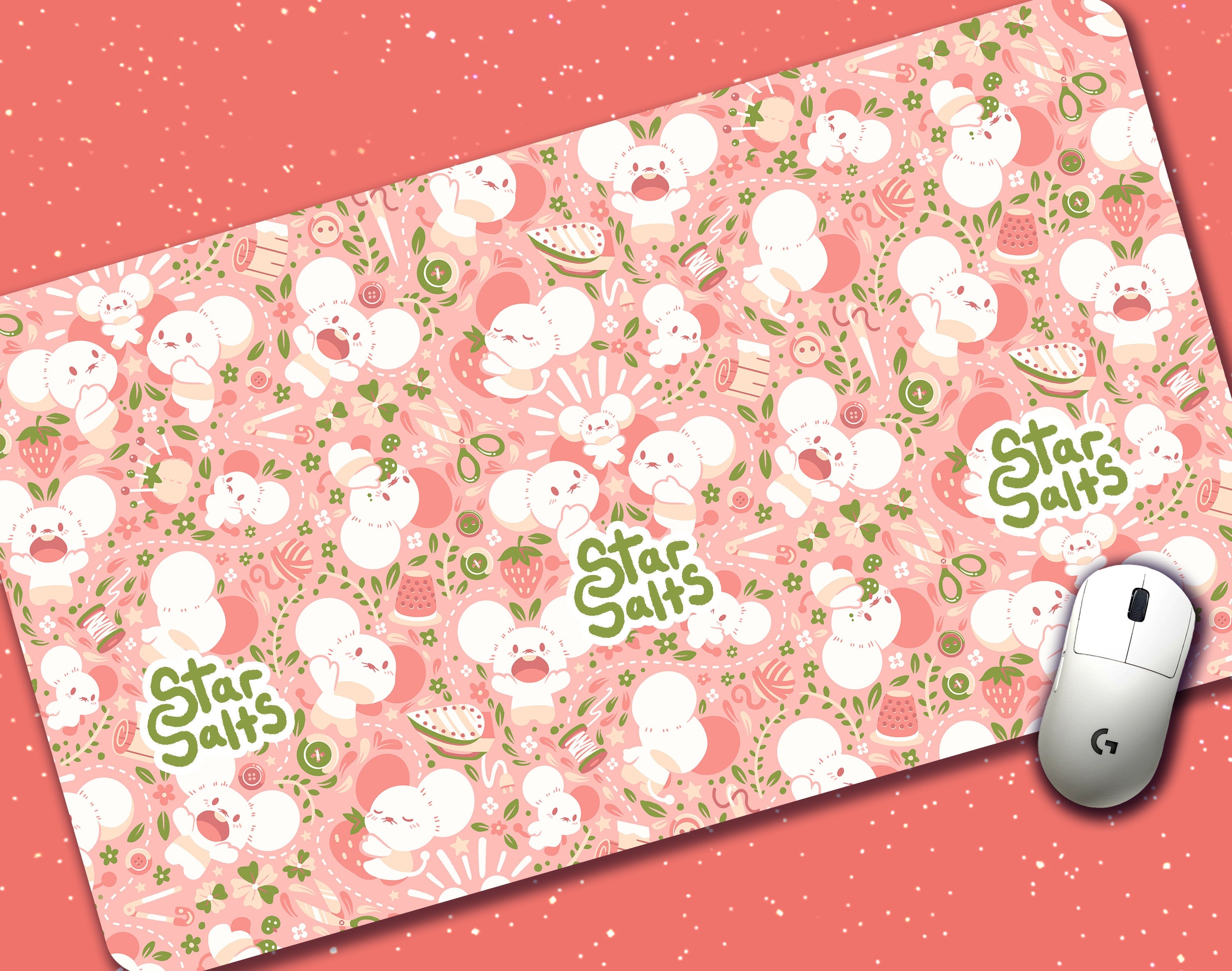 Maushold Menage Jumbo Desk Mat – Star⭑Salts