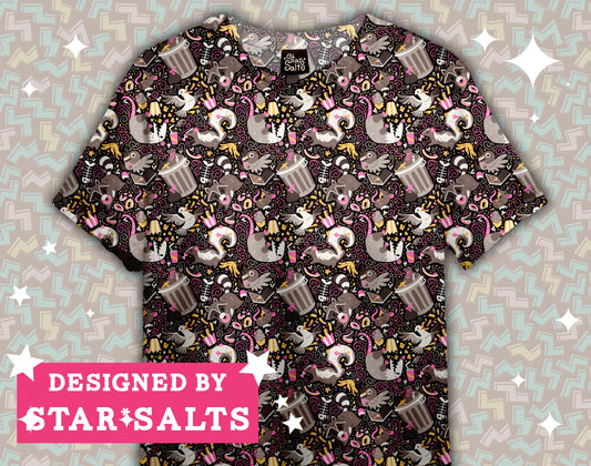 Trash Mammals All-Over Print Shirt