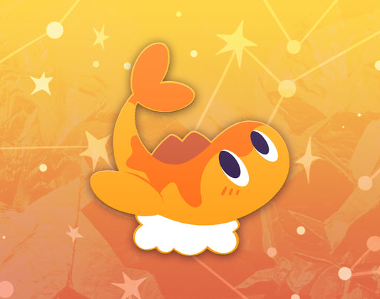 Tatsugiri (Curly Form) Dyed Enamel Pin