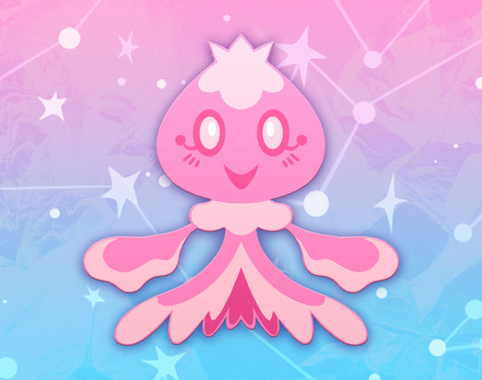 Frillish (F) Dyed Enamel Pin