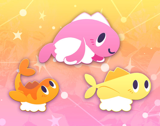 Tatsugiri Dyed Enamel Pins (Set of Three)