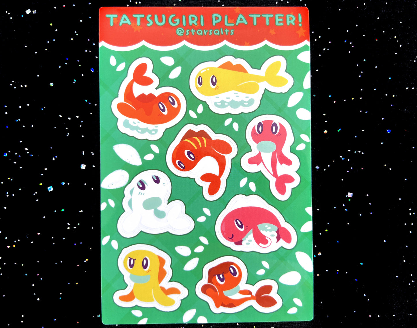 Tatsugiri Platter Sticker Sheet