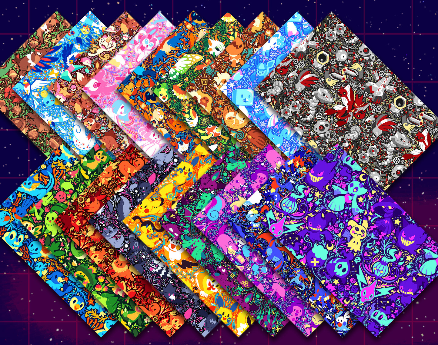 Mix-and-Match Type Postcards