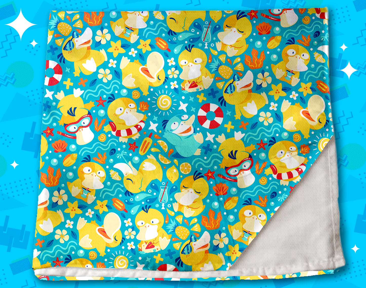 Psyduck Pool Party Bandana