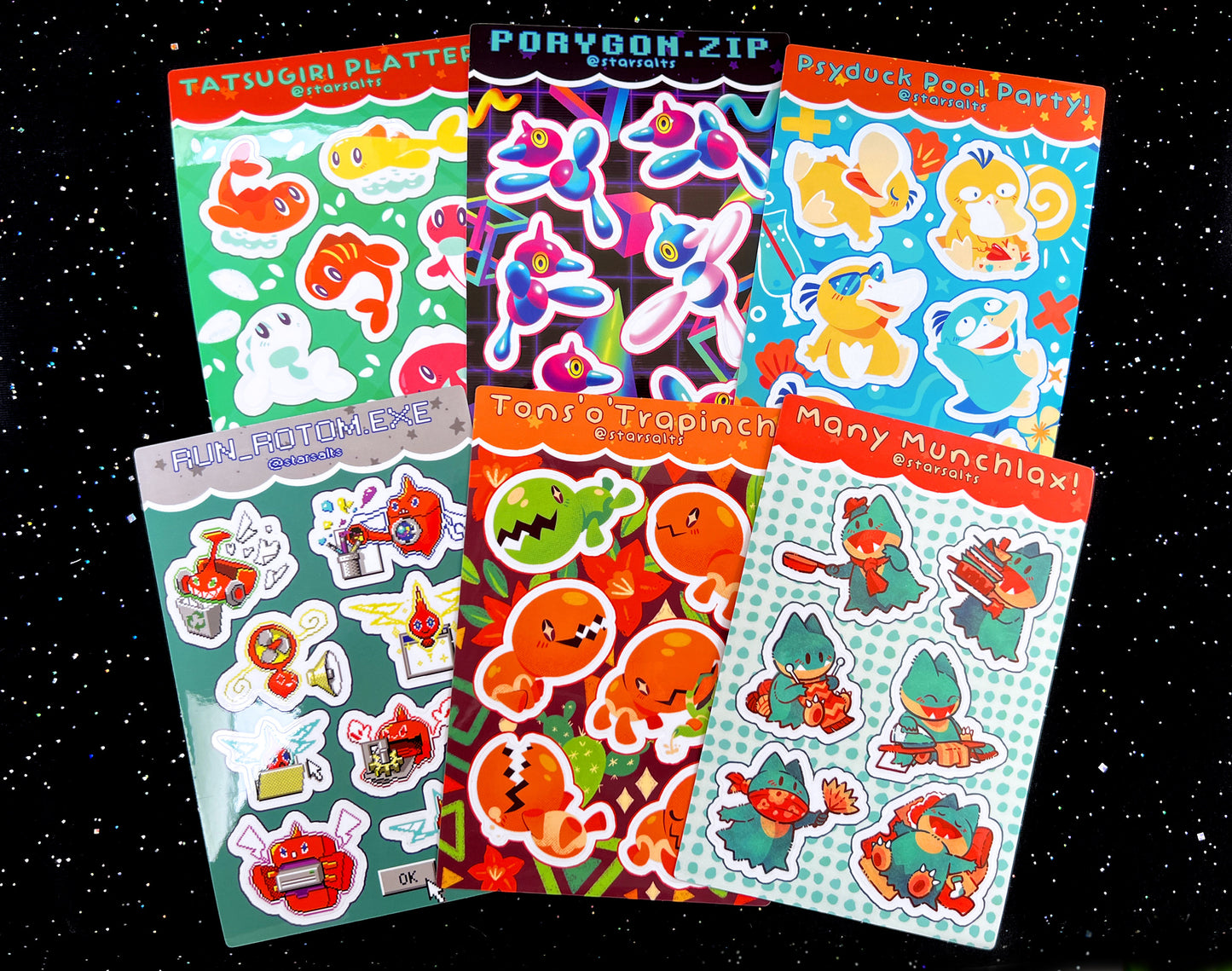 Tatsugiri Platter Sticker Sheet