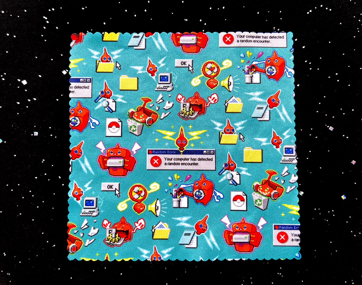 Run Rotom Microfiber Cloth