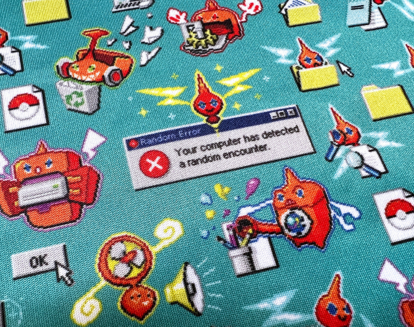 Run Rotom Microfiber Cloth