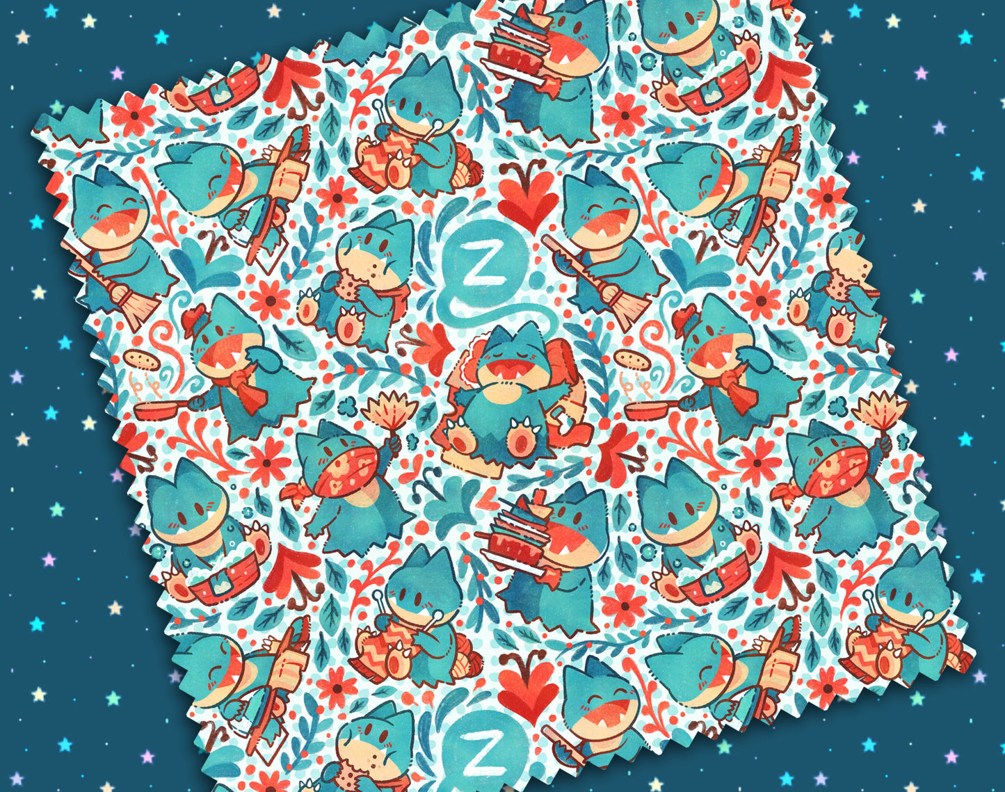 Many Munchlax Microfiber Cloth