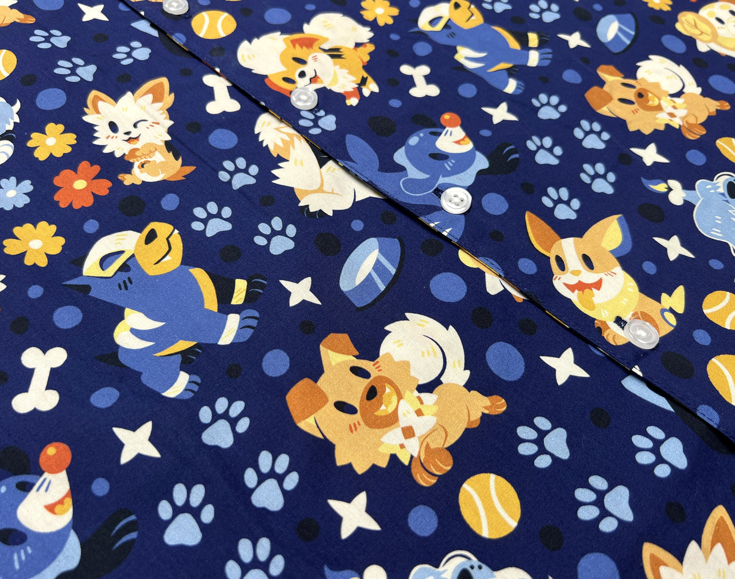 Poke'Dogs Button Up Shirt