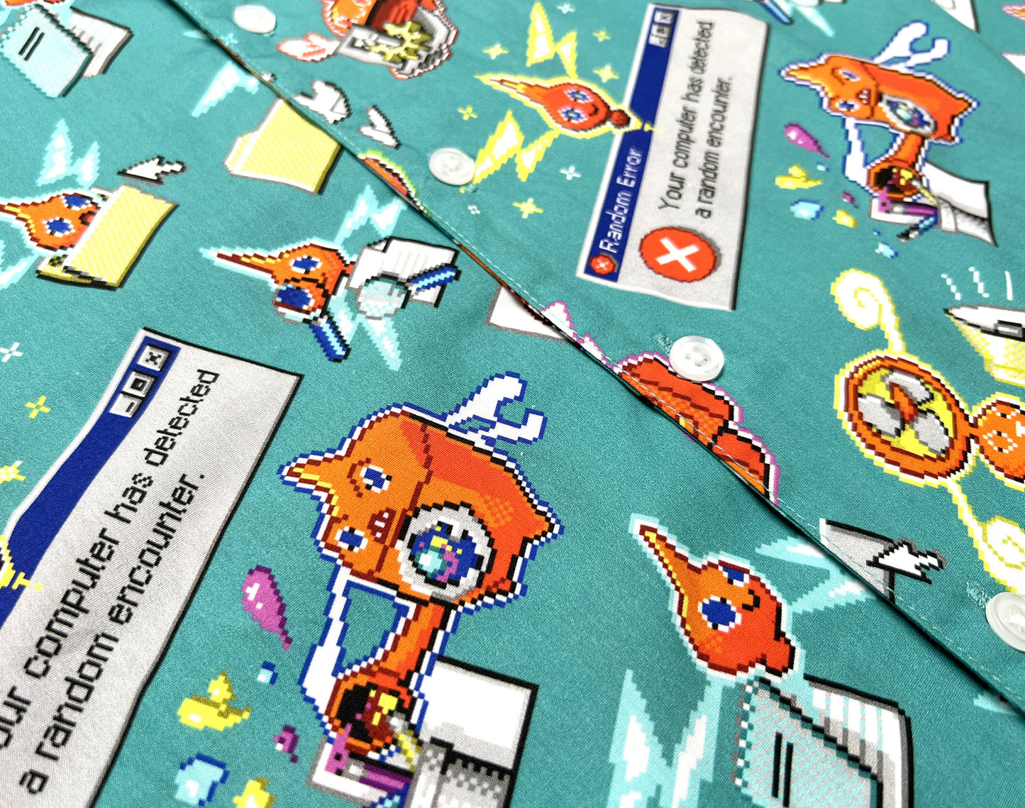 Run Rotom Button Up Shirt