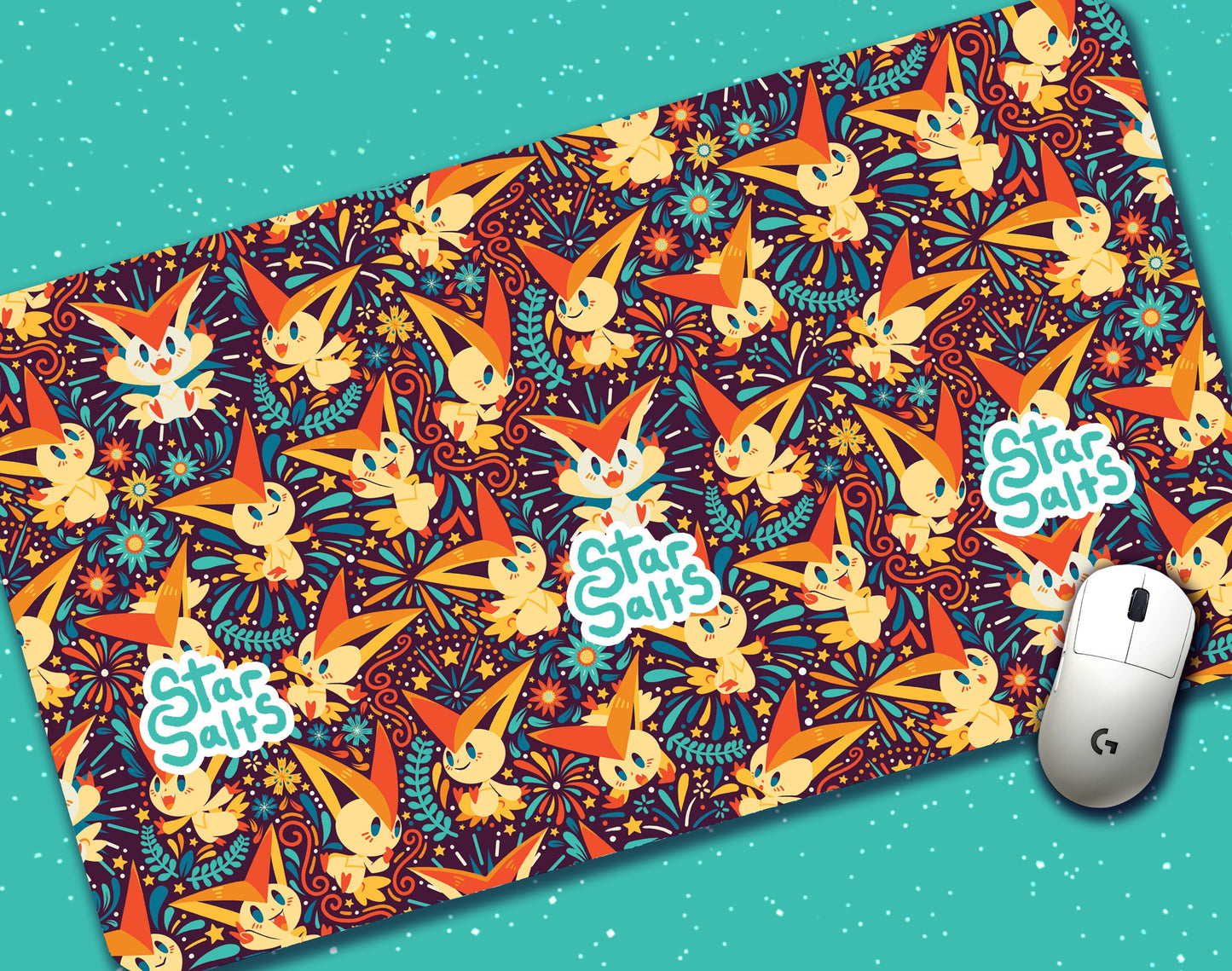 Victorious Victini Jumbo Desk Mat