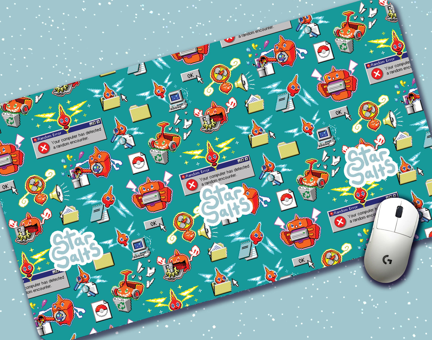 Run Rotom Jumbo Desk Mat