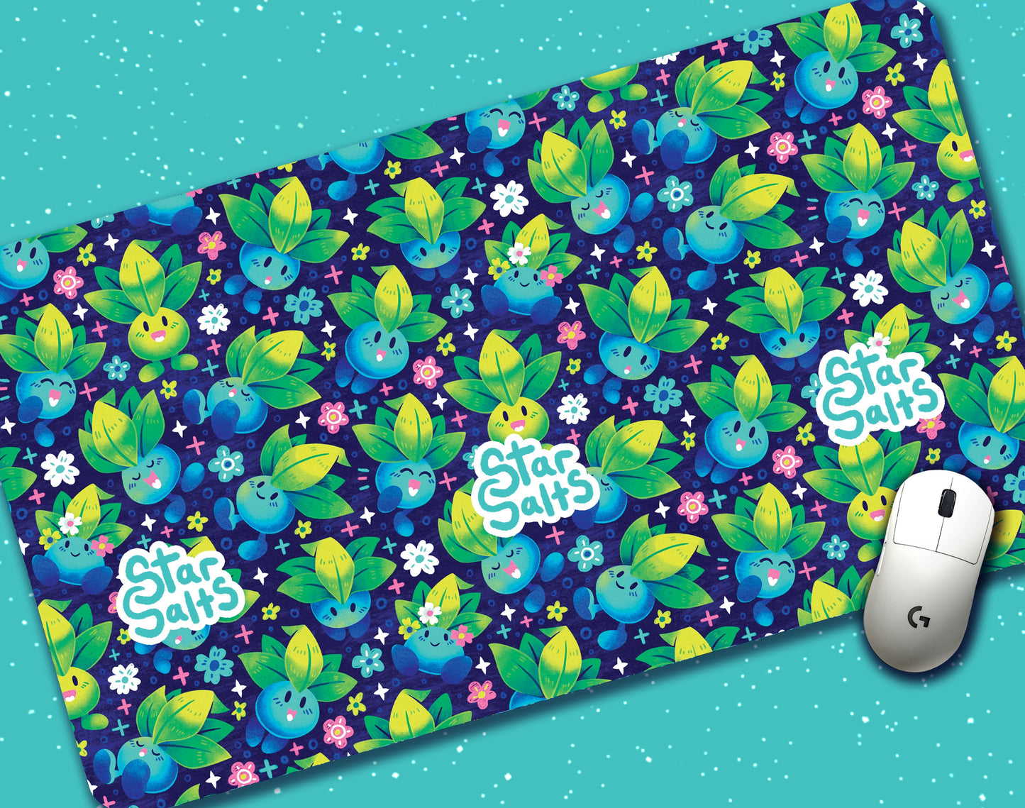 Oodles of Oddish Jumbo Desk Mat