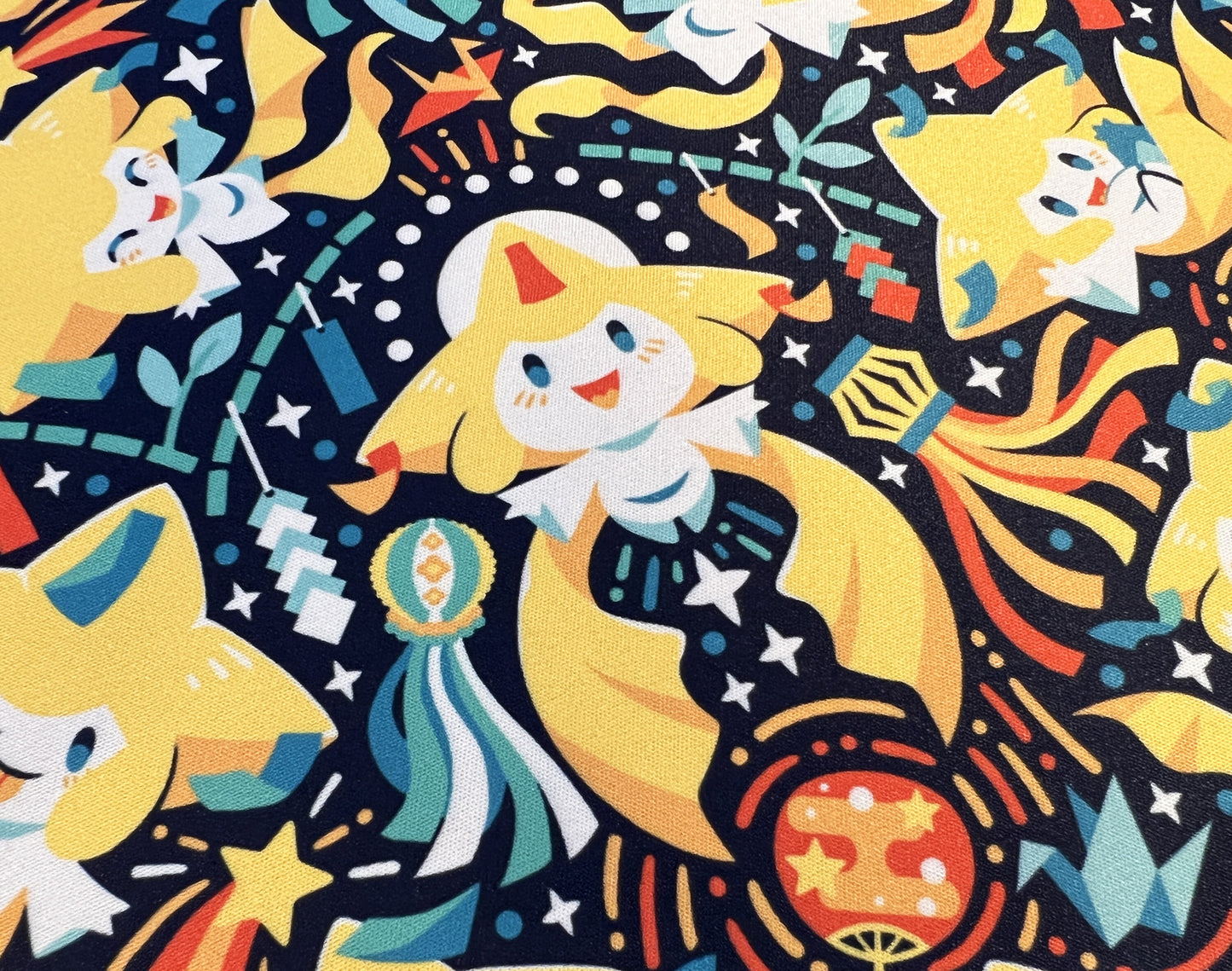 Joyous Jirachi Jumbo Desk Mat