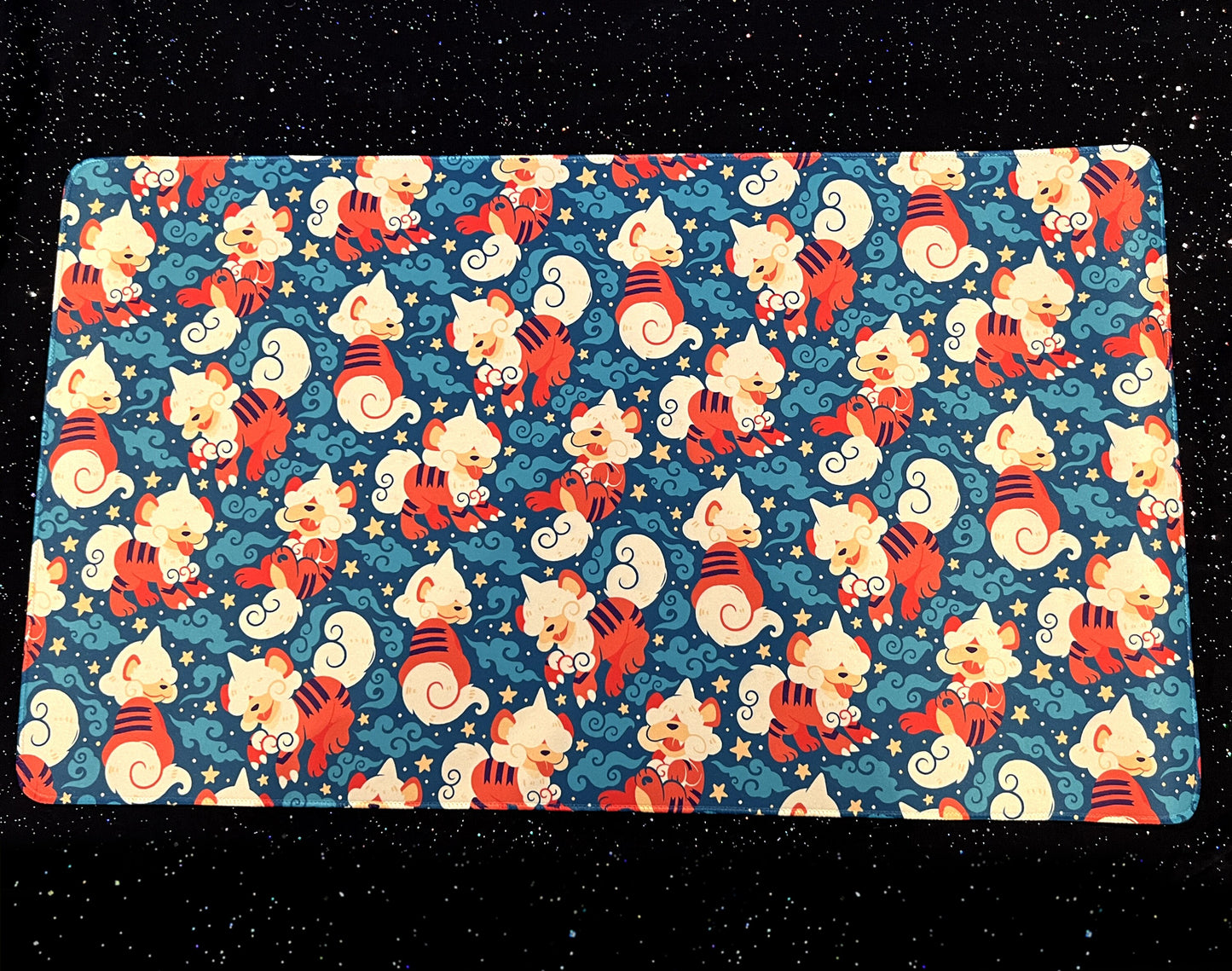 Hisuian Growlithe Jumbo Desk Mat