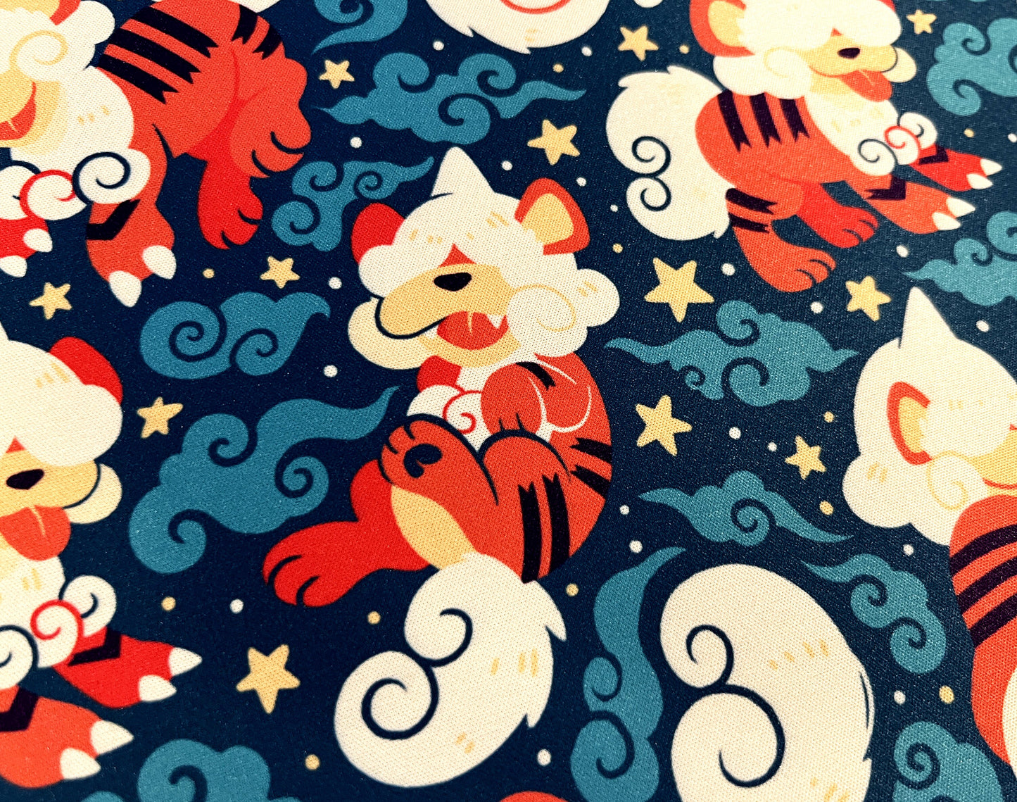 Hisuian Growlithe Jumbo Desk Mat