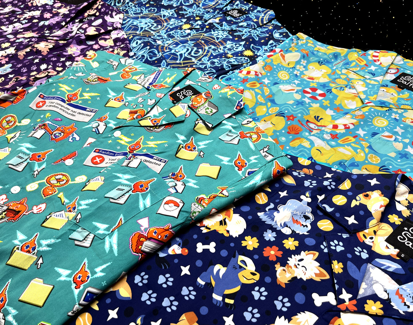 Nonbinary Pride Button Up Shirt