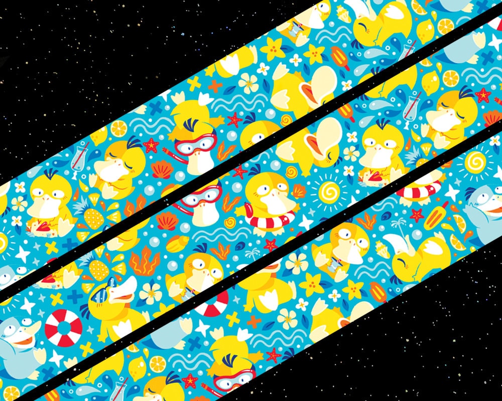 Psyduck Pool Party Lanyard