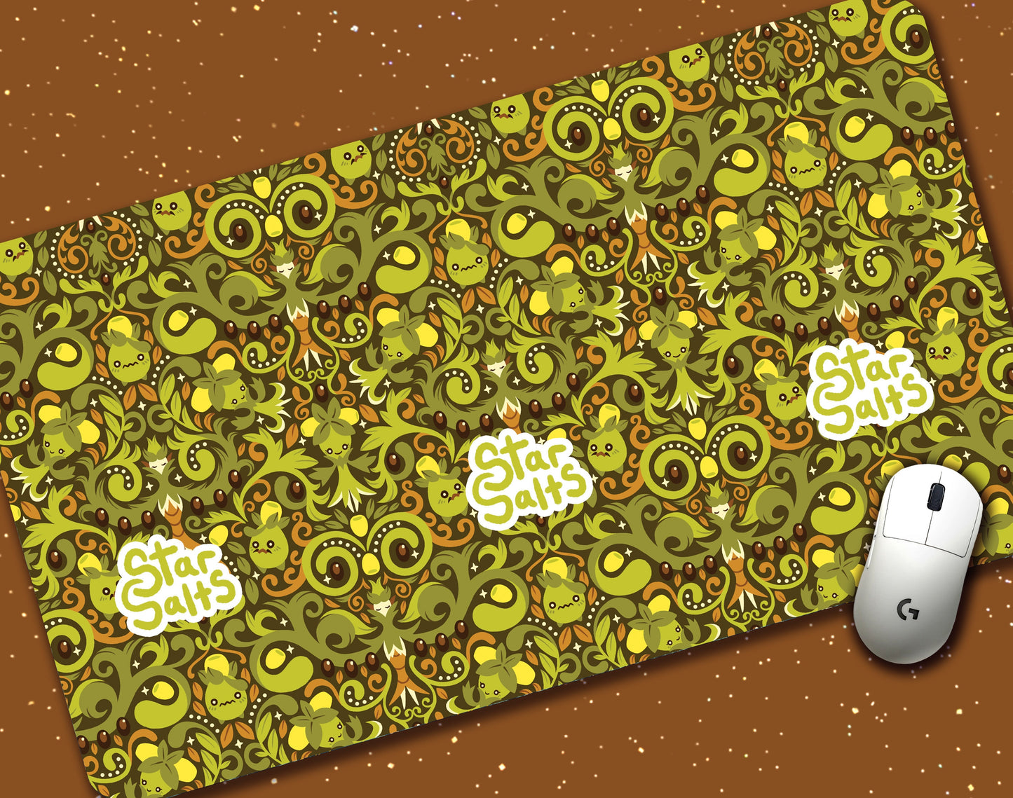 Smoliv Family Jumbo Desk Mat