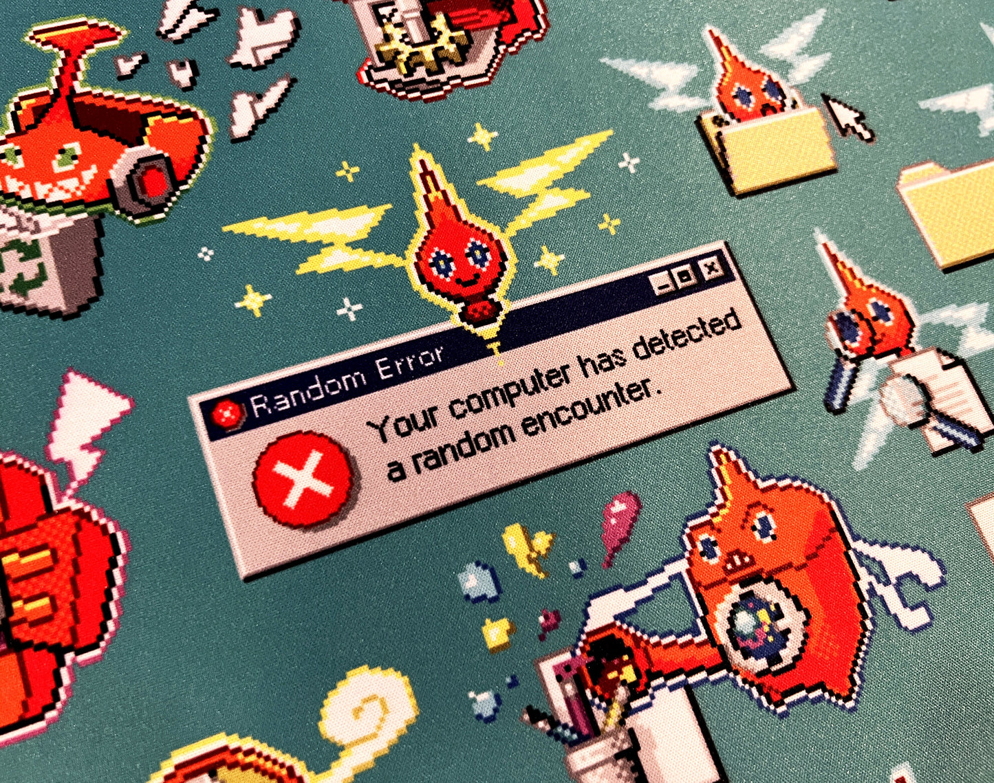 Run Rotom Jumbo Desk Mat