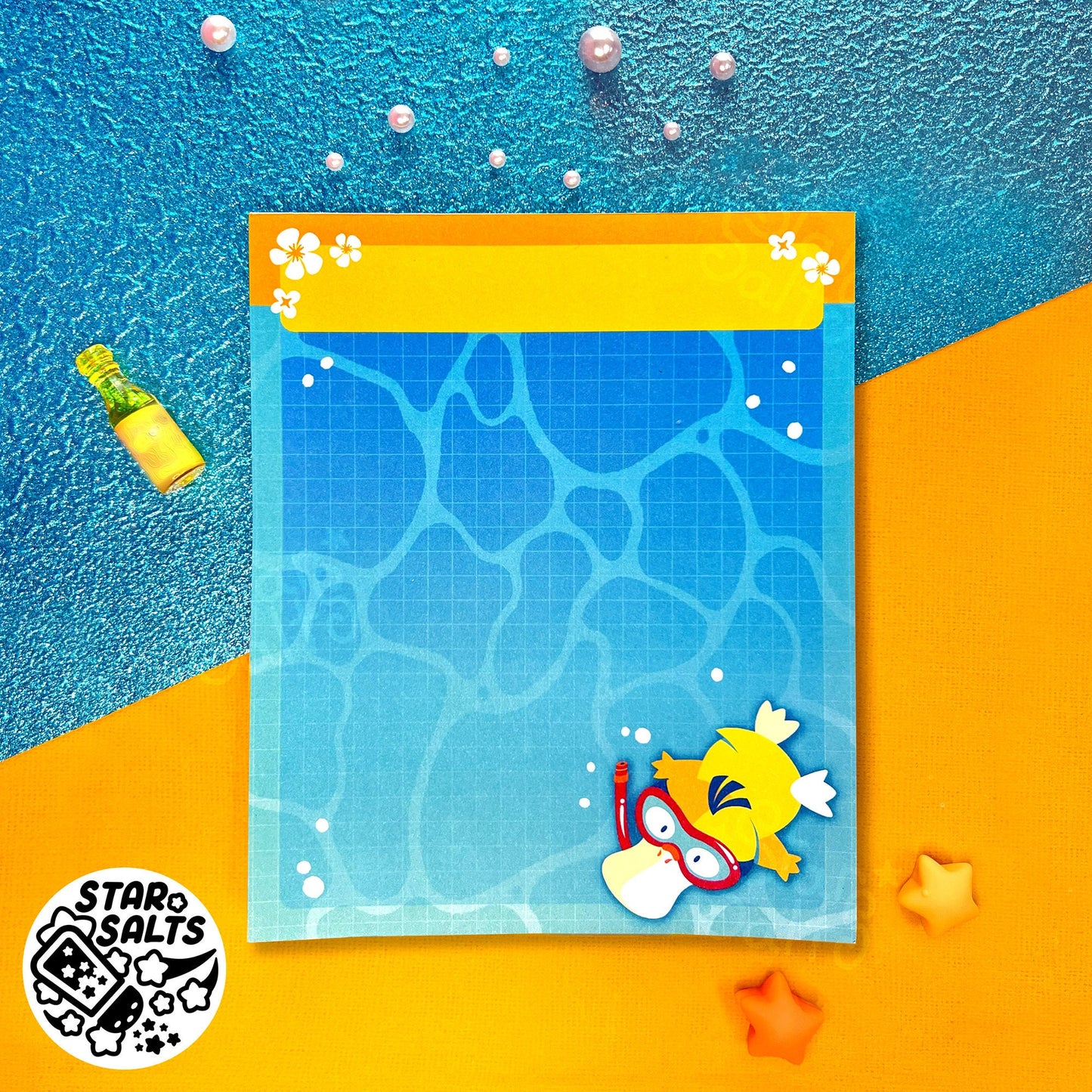 Psyduck Pool Party Notepad