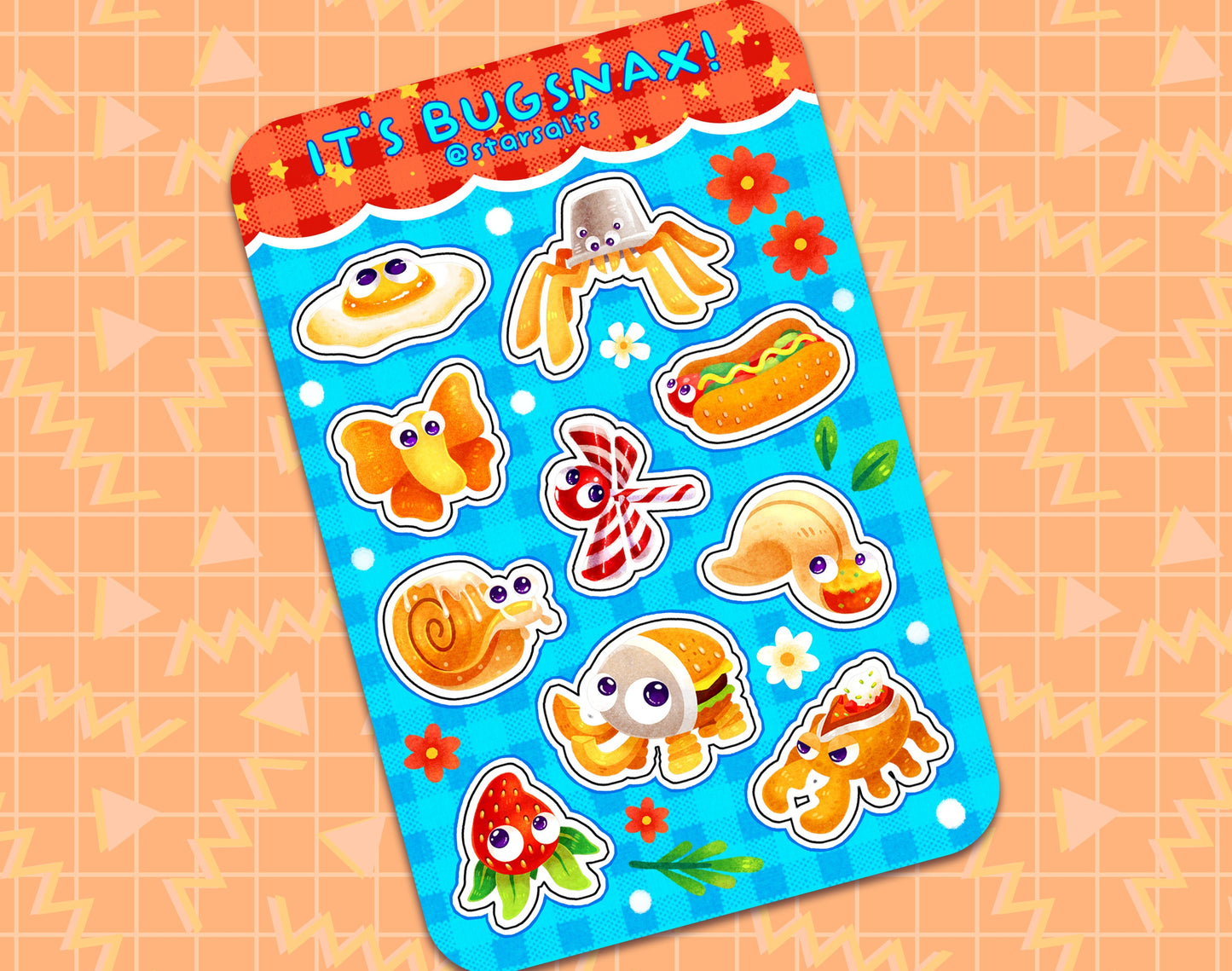 Bugsnax Bites Sticker Sheet