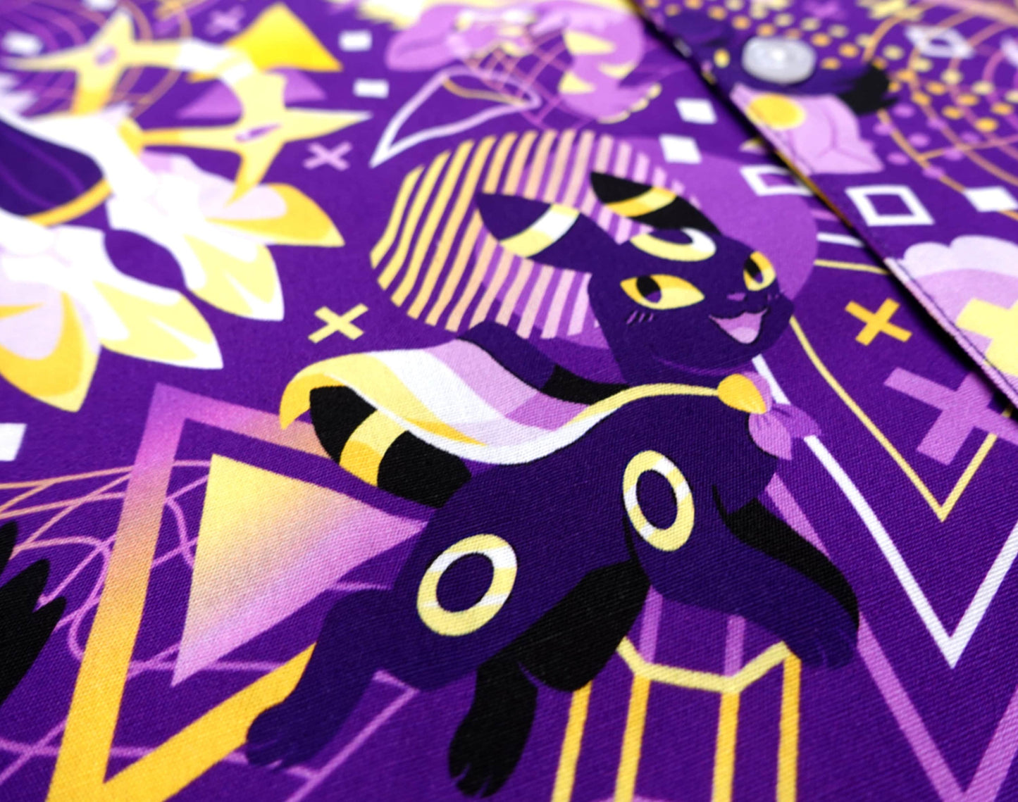 Nonbinary Pride Button Up Shirt