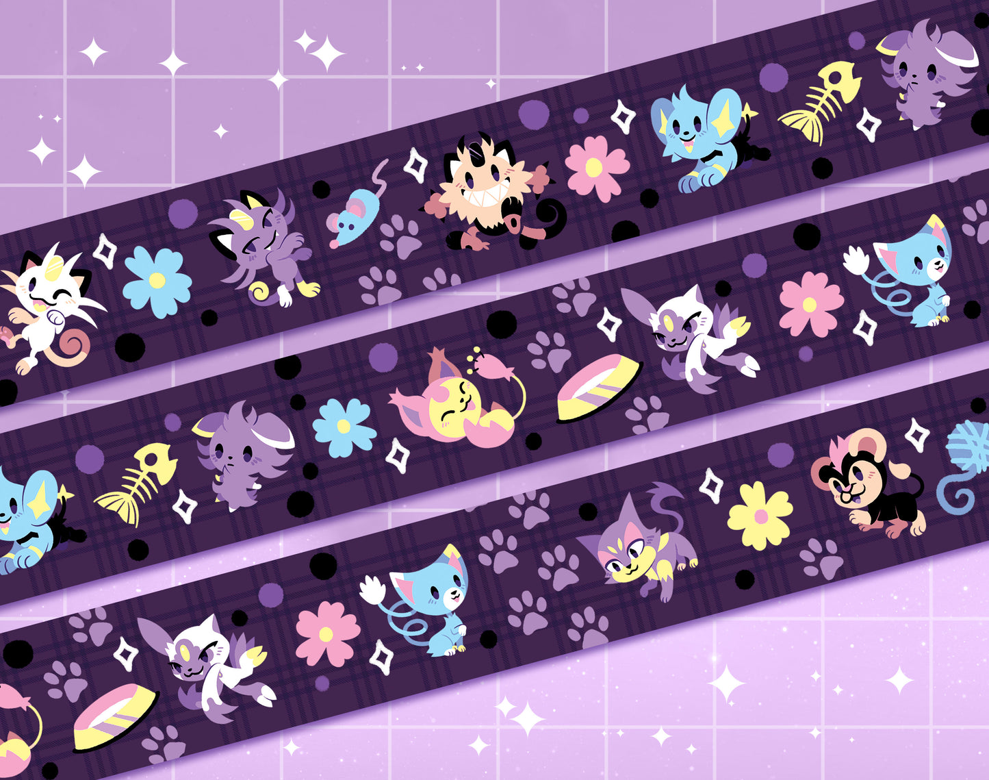 Poke'Cats Washi Tape