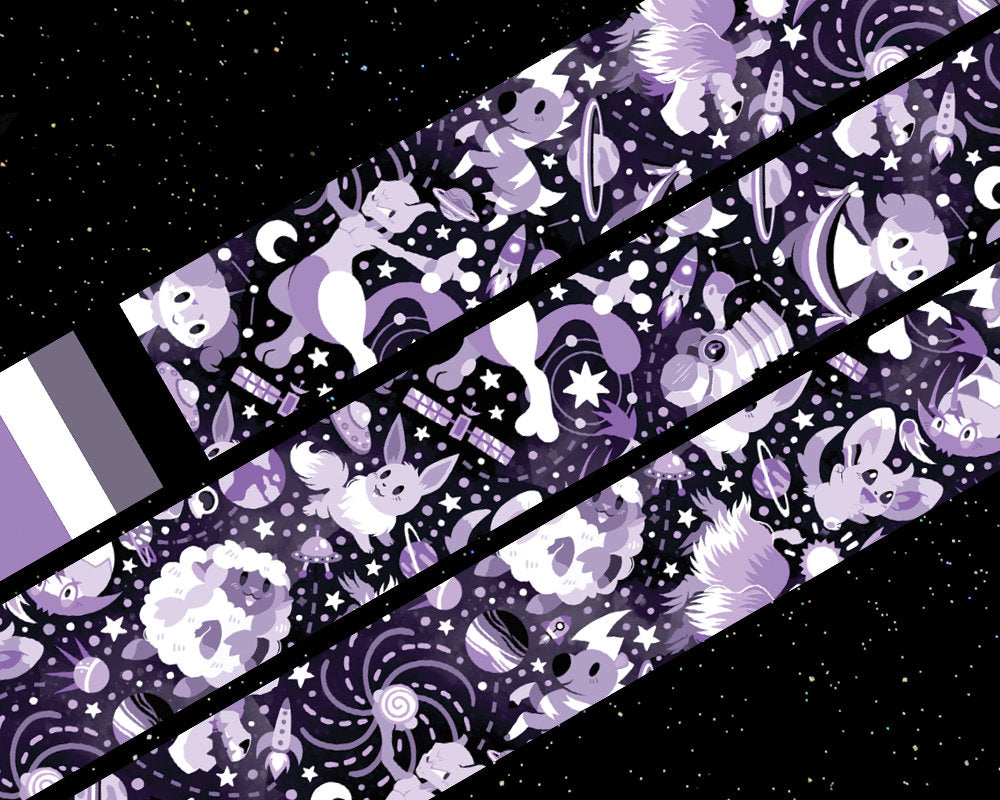 Asexual Pride Lanyard