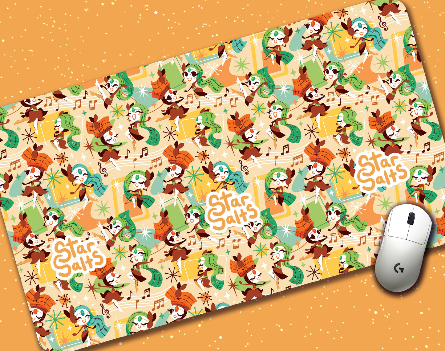 Marvelous Meloetta Jumbo Desk Mat