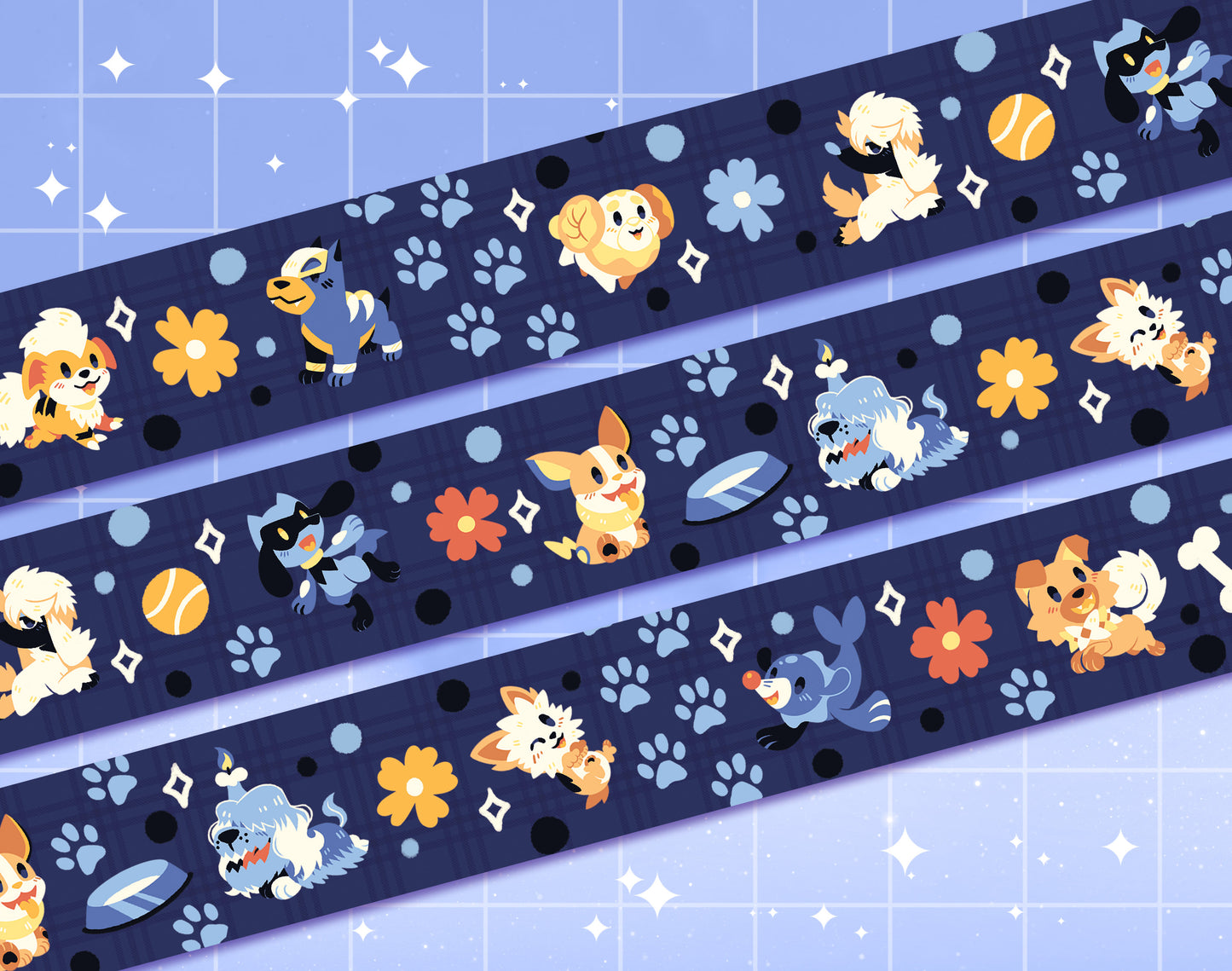 Poke'Dogs Washi Tape