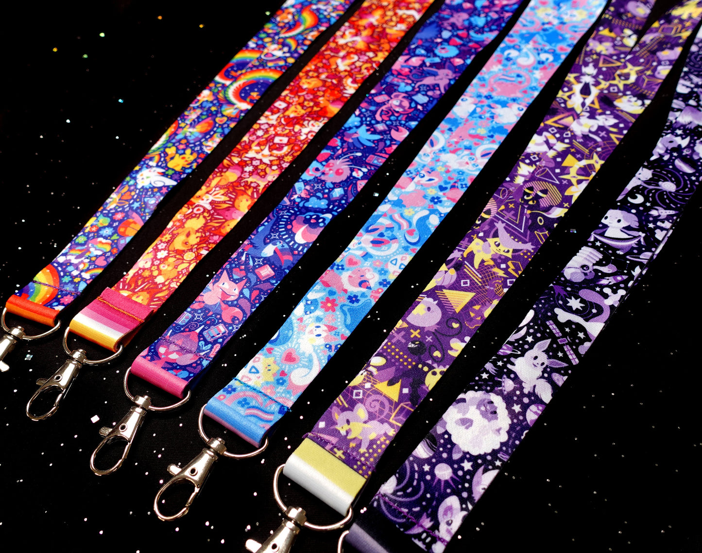 Asexual Pride Lanyard