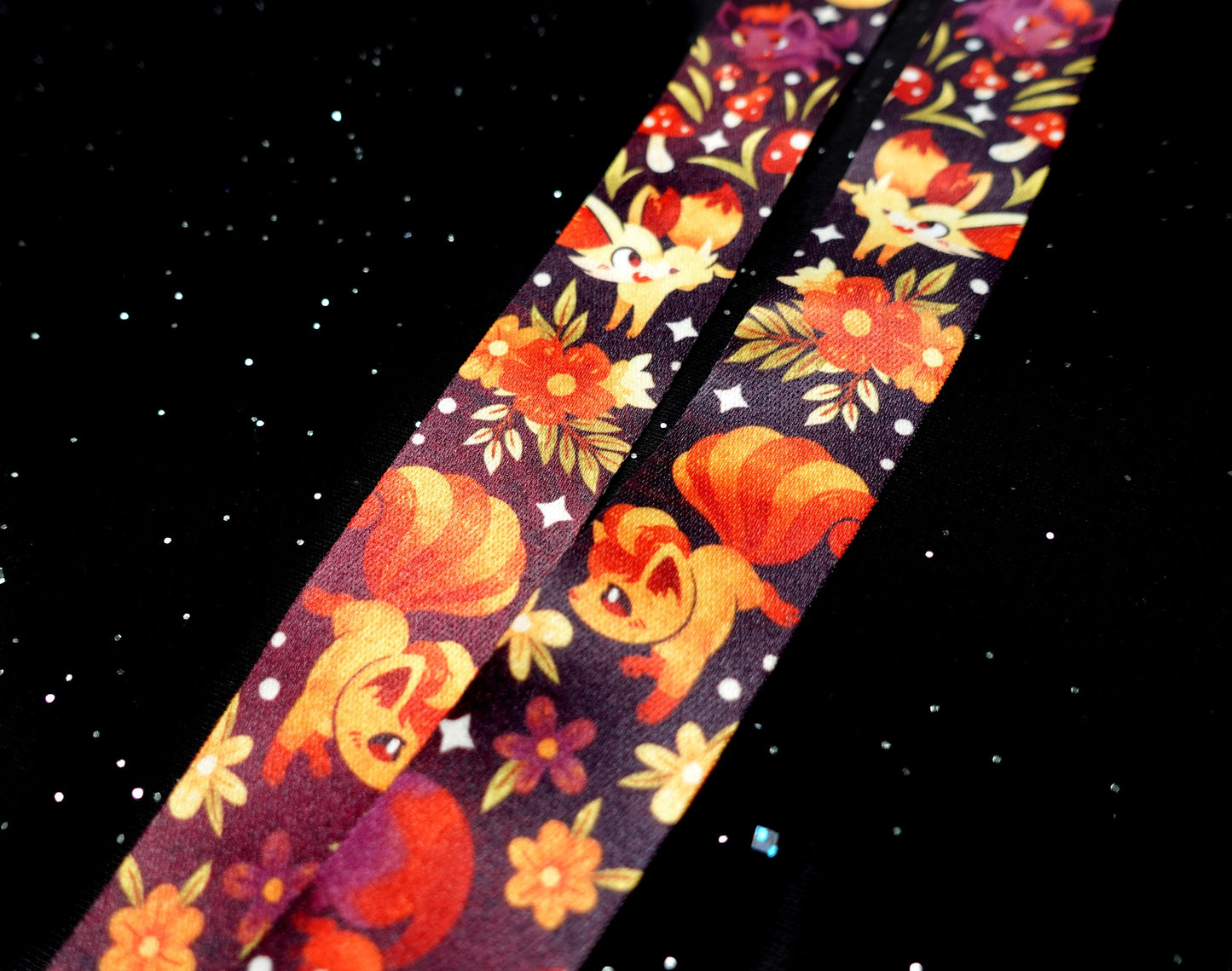 Forest Foxes Lanyard