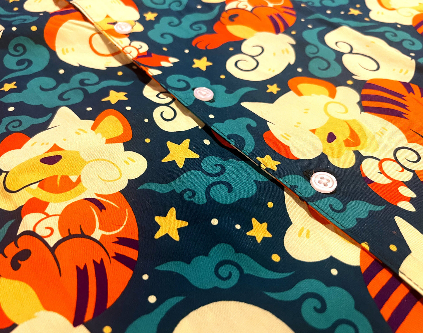 Hisuian Growlithe Button Up Shirt