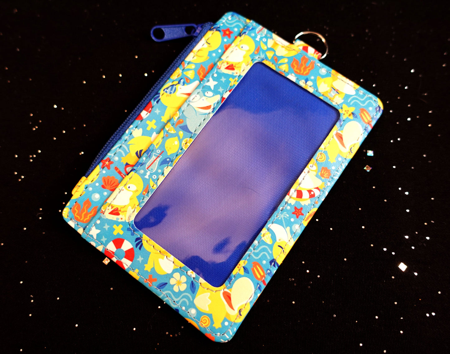 Psyduck Pool Party ID Wallet + Lanyard