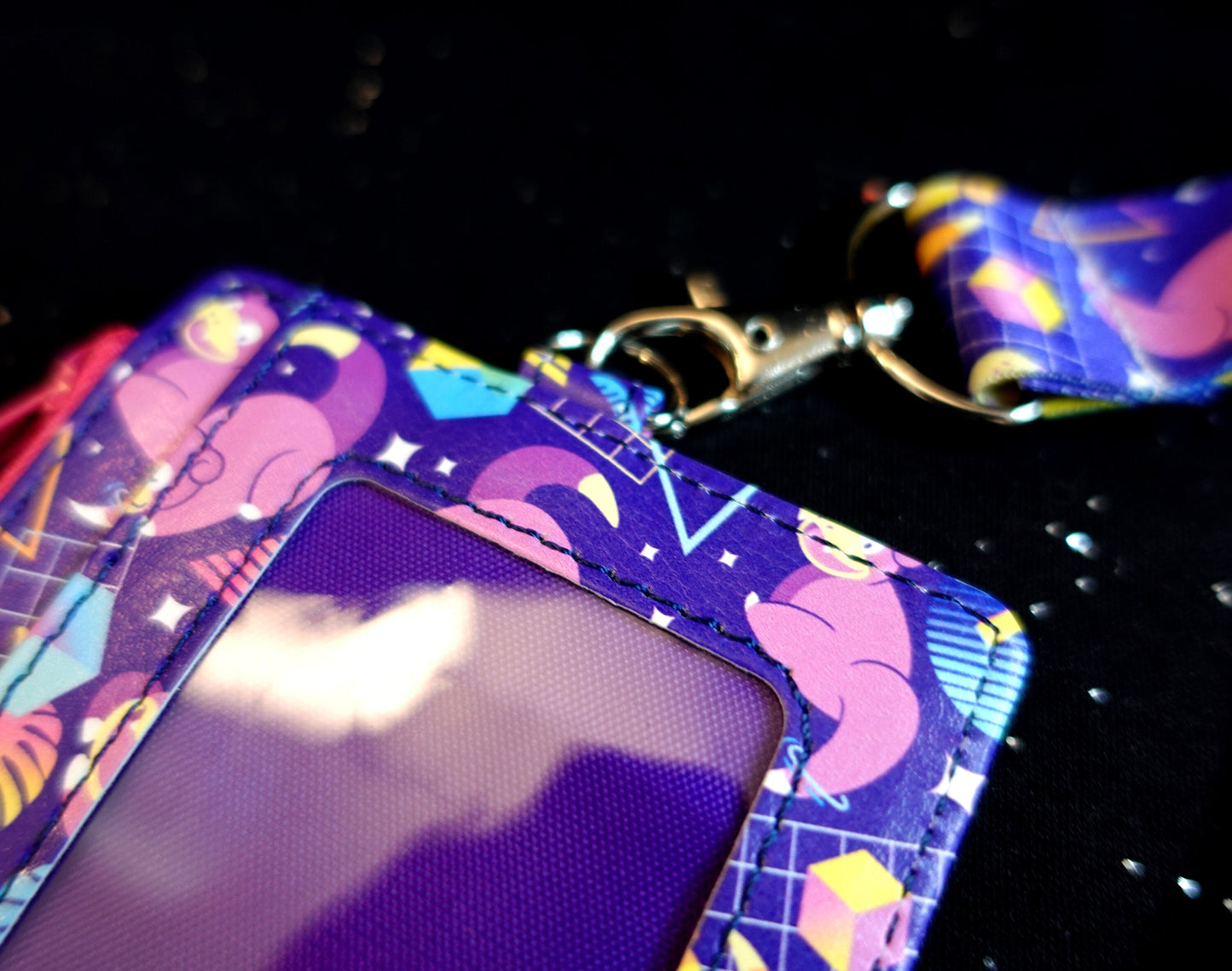 Slowpoke Vibes ID Wallet + Lanyard