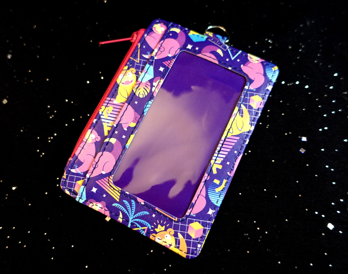 Slowpoke Vibes ID Wallet + Lanyard