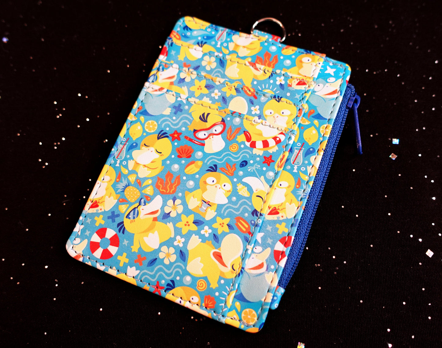 Psyduck Pool Party ID Wallet + Lanyard