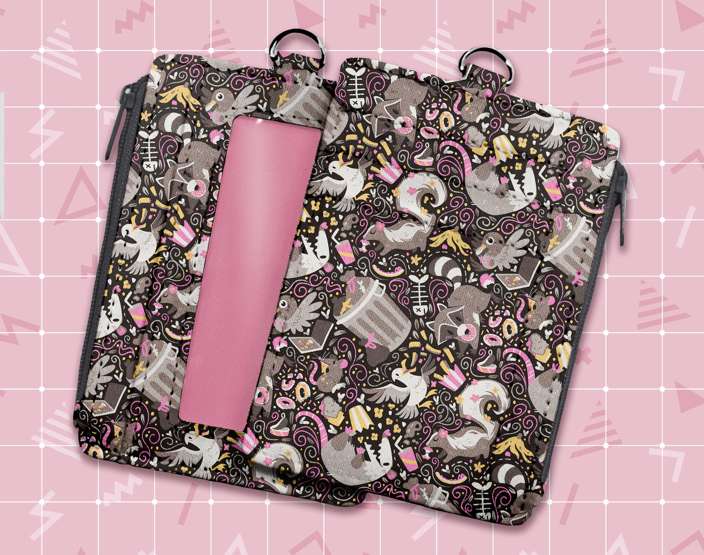 Trash Mammals ID Wallet + Lanyard