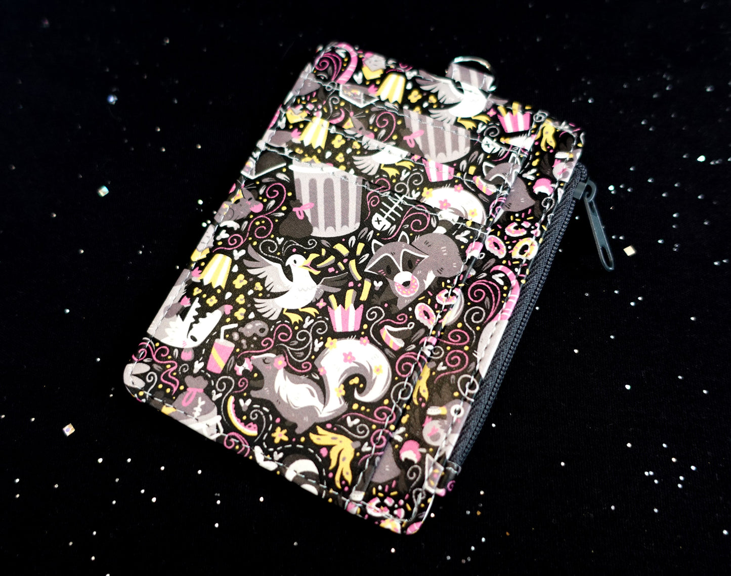 Trash Mammals ID Wallet + Lanyard