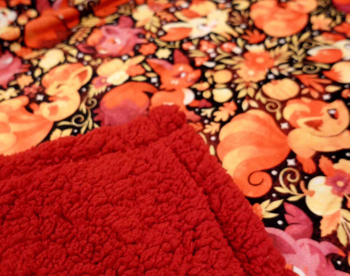 Forest Foxes Blanket