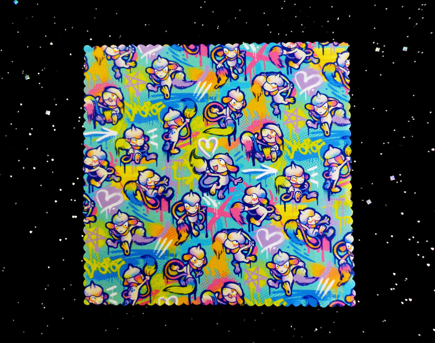 Smeargle Splatter Microfiber Cloth