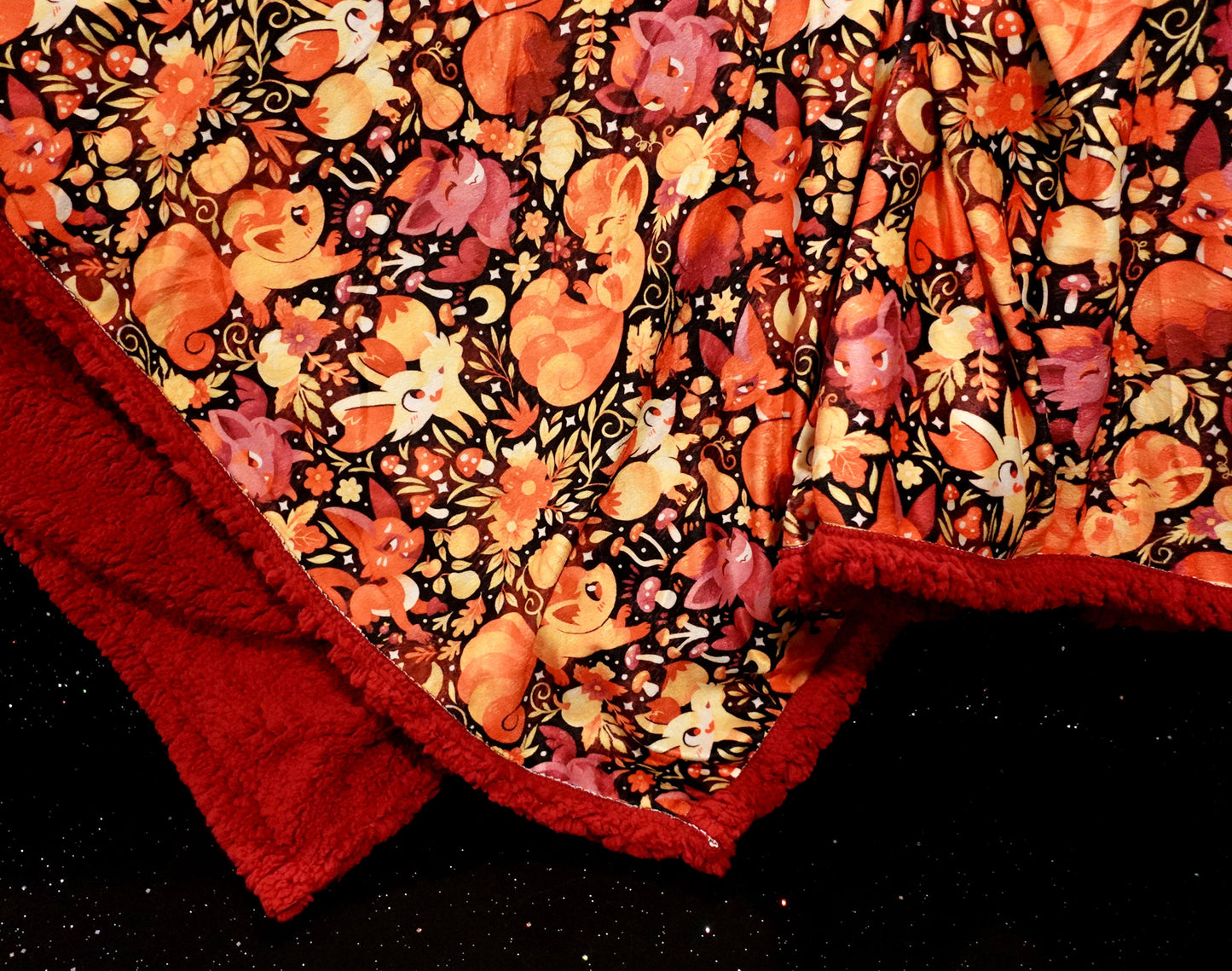 Forest Foxes Blanket