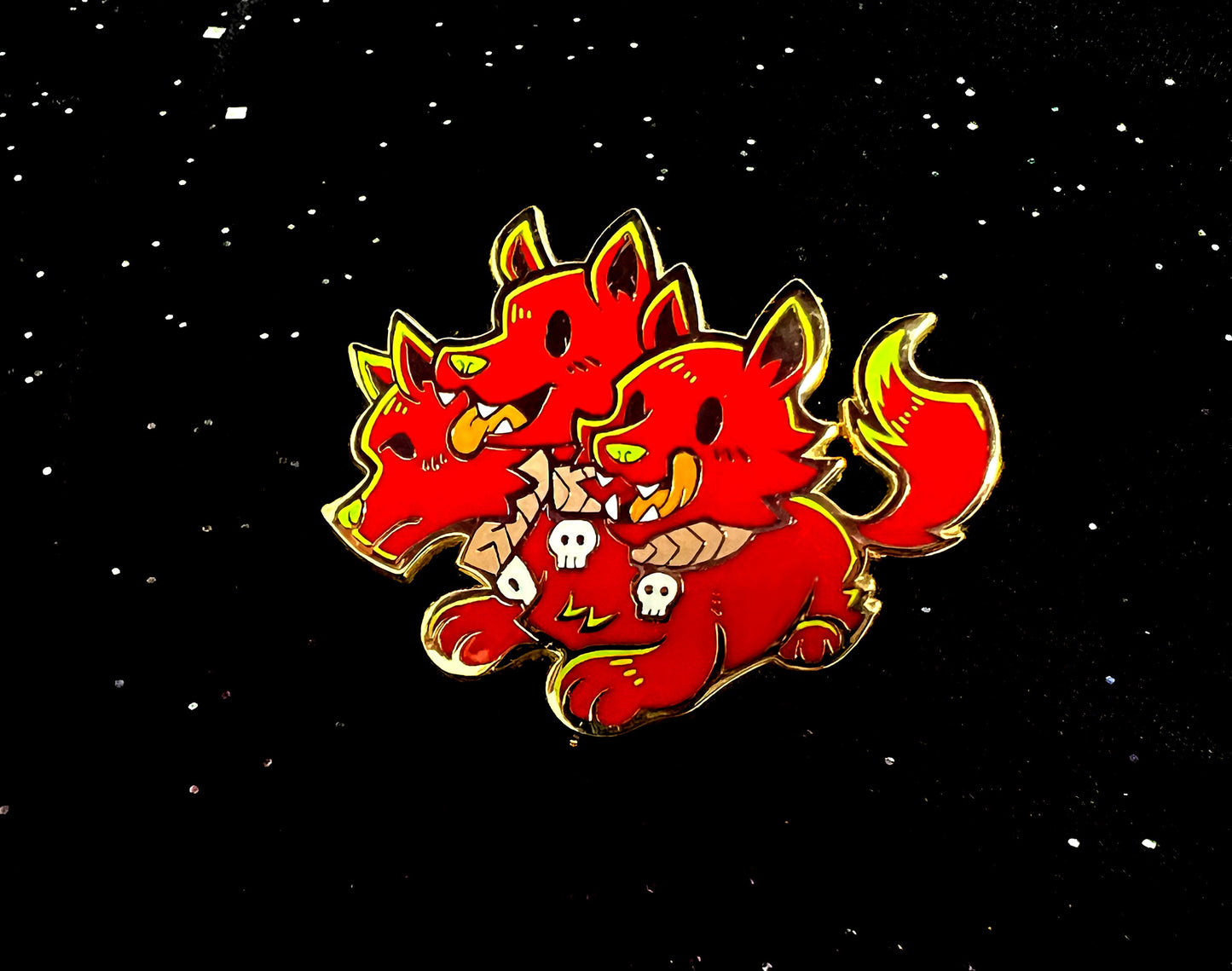 Cerberus Enamel Pin