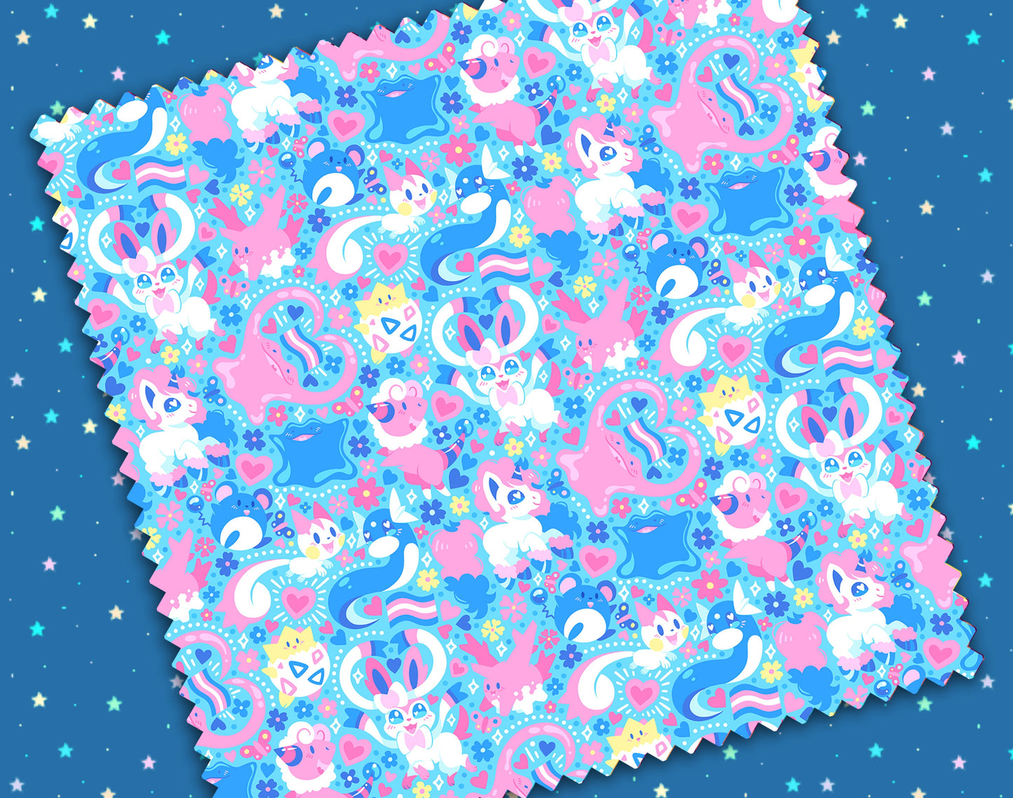 Transgender Pride Microfiber Cloth