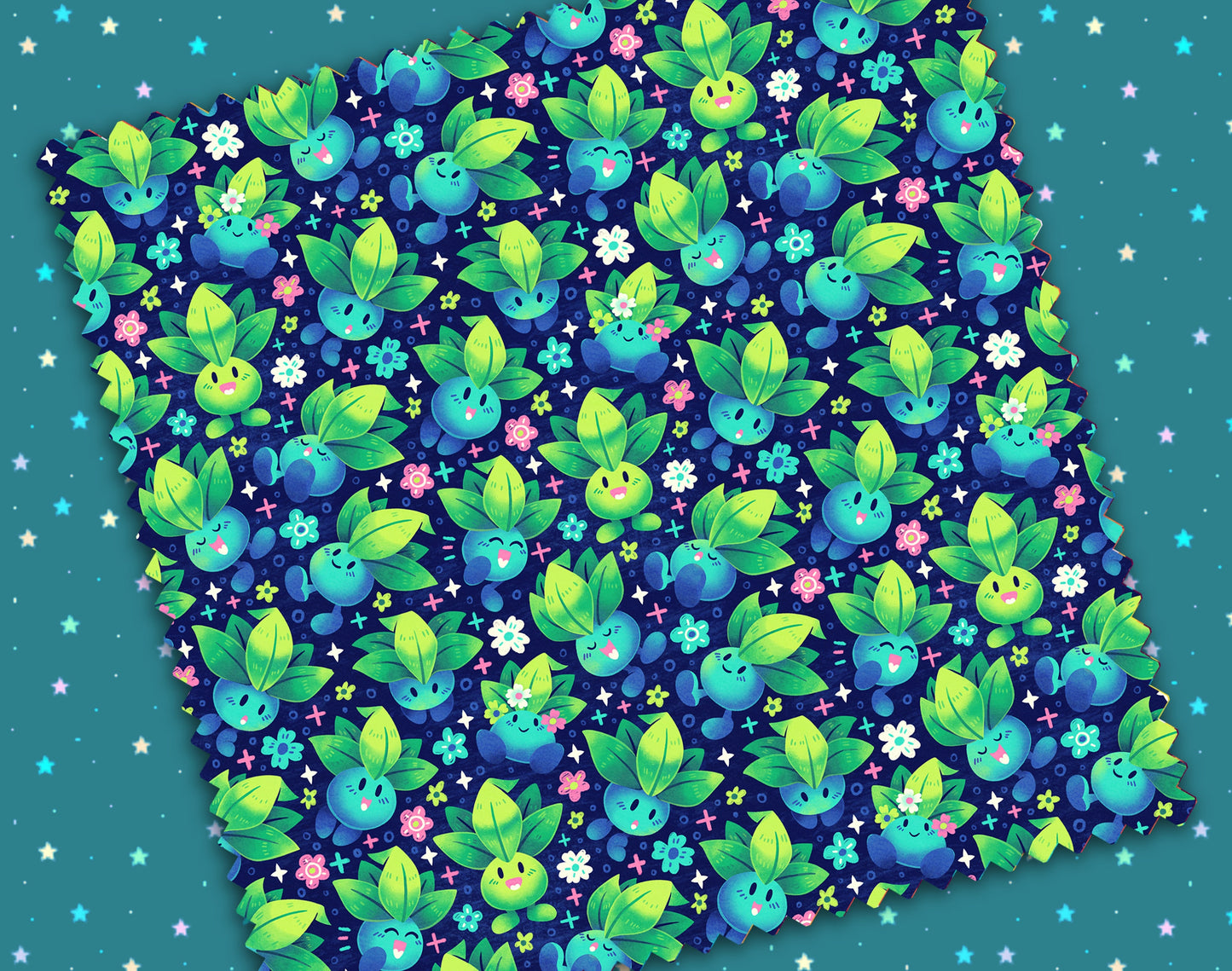 Oodles of Oddish Microfiber Cloth