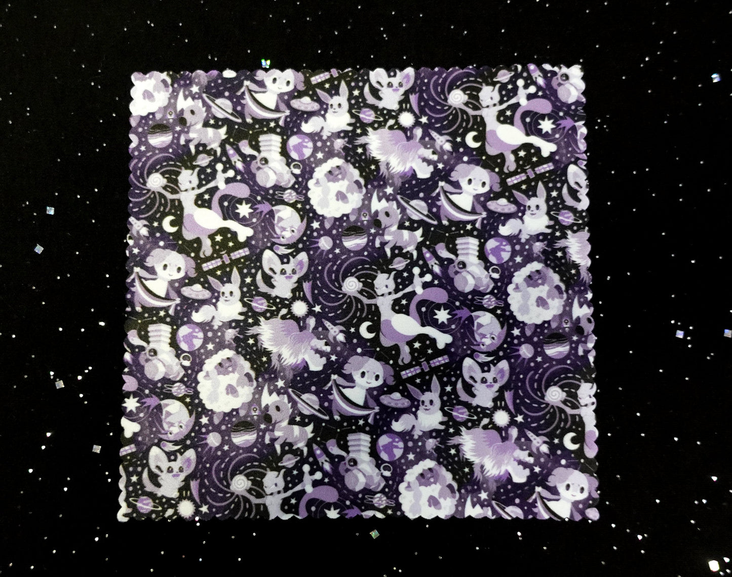 Asexual Pride Microfiber Cloth