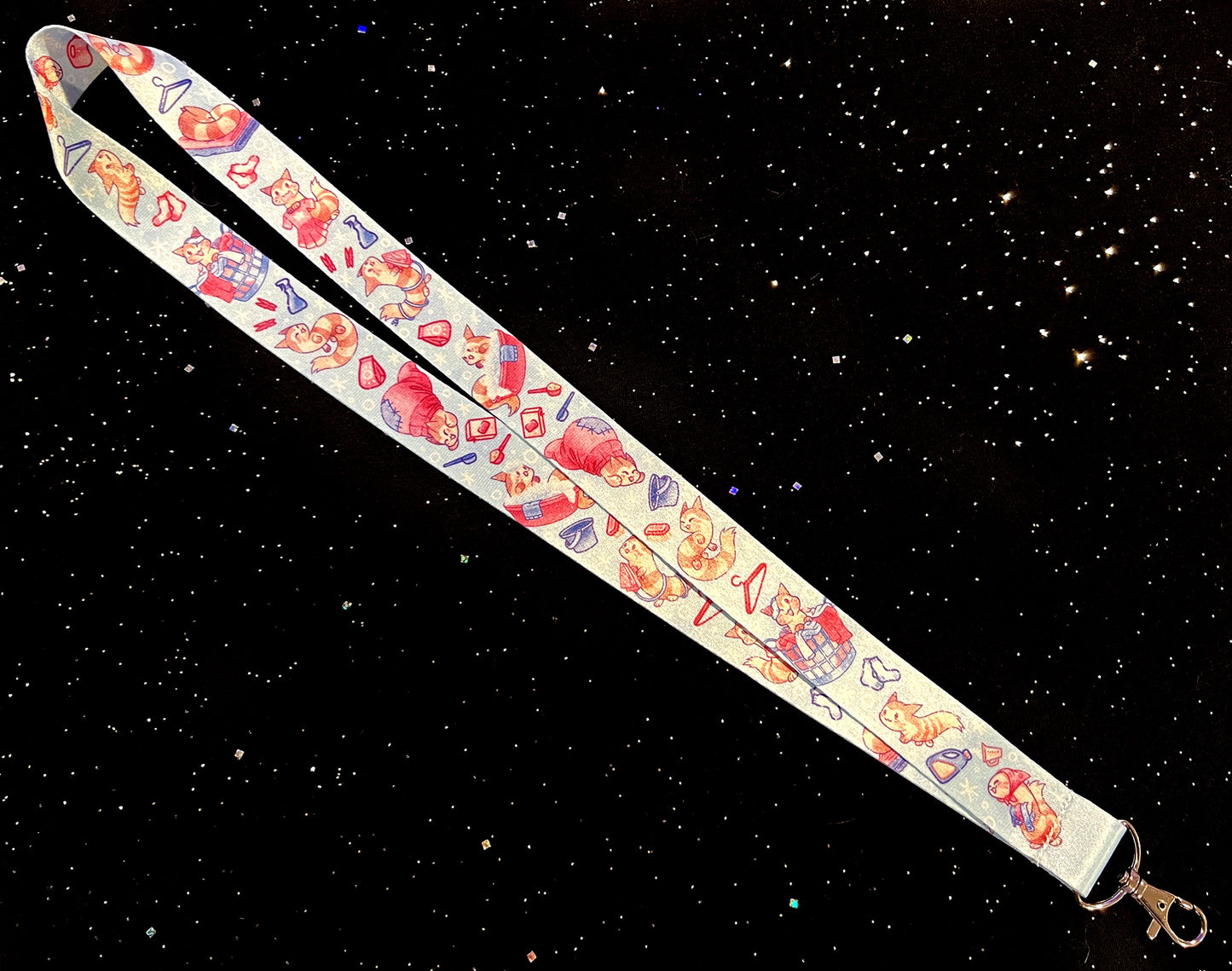 Fuzzy Furret Lanyard