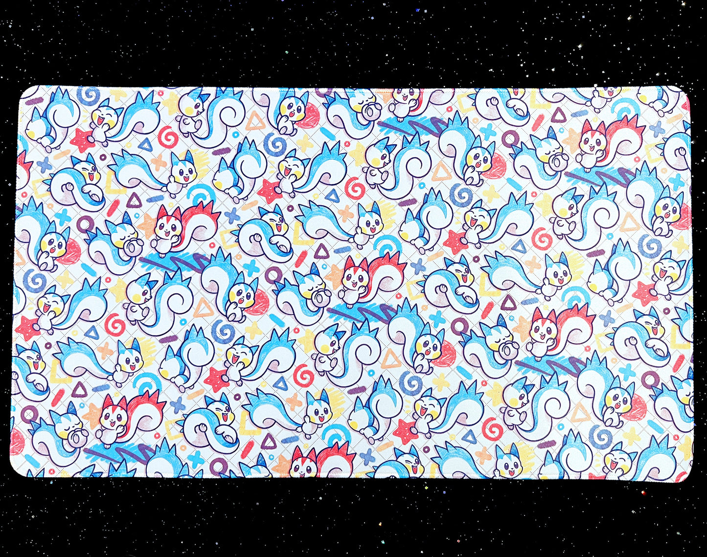 Playful Pachirisu Jumbo Desk Mat