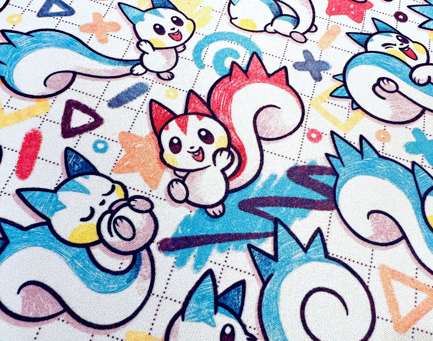 Playful Pachirisu Jumbo Desk Mat